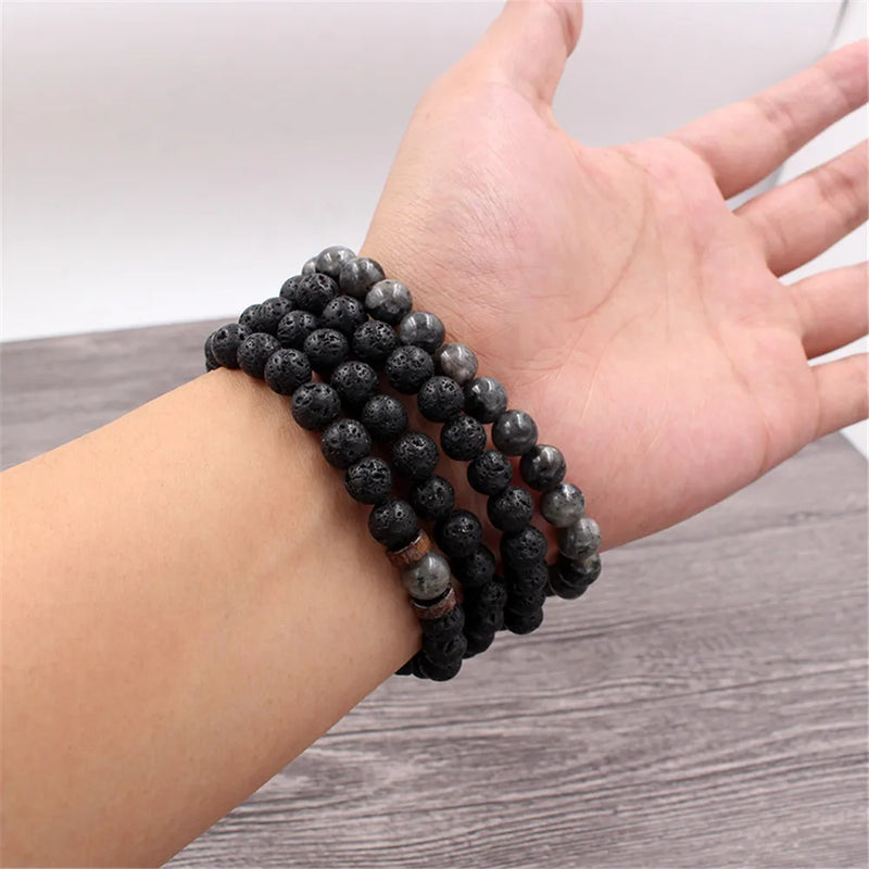 Pulsera Piedras Volcánicas