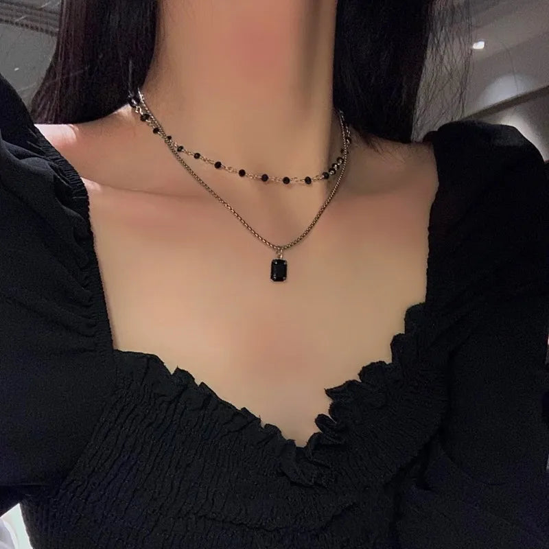 Collar Esencia Obsidiana